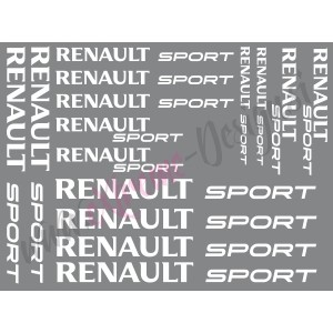 Komplet nalepk A4 Renault