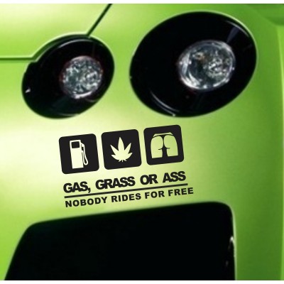 Nalepka gas, grass or ass
