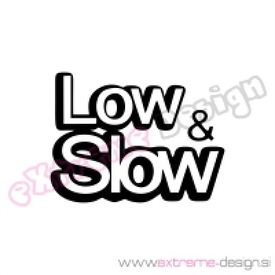Nalepka low & slow