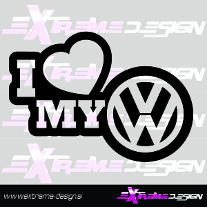 Nalepka I love my VW