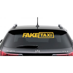 Nalepka fake taxi