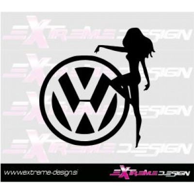 Nalepka VW Girl