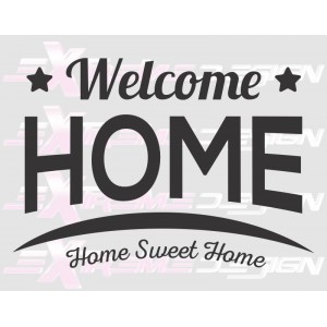 Stenska Nalepka Welcome home 1