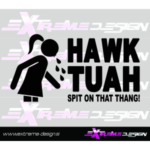 Nalepka Hawk Tuah